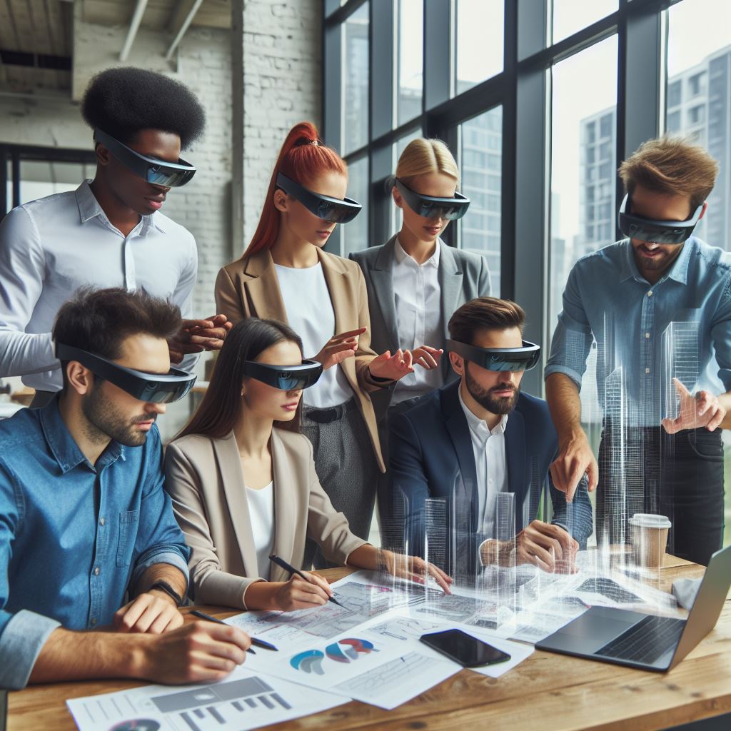 Realidad Aumentada (RA) y Realidad Virtual (RV) en las Empresas: Transformando la Experiencia Digital 1 realidad aumentada en empresas