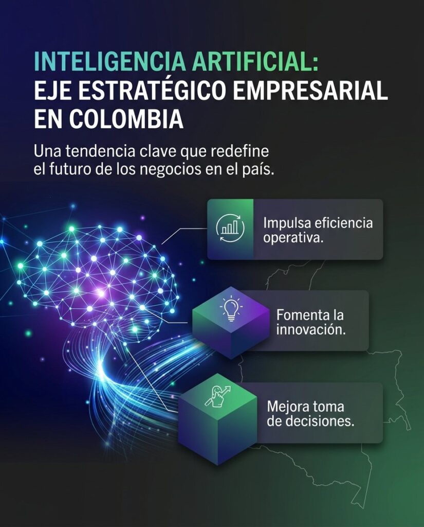 Inteligencia Artificial en Colombia: Prioridad estratégica para innovación y desarrollo tecnológico del país.