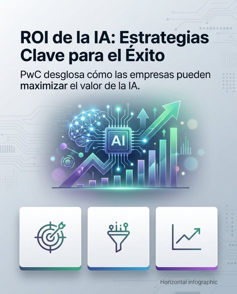 ROI de la IA: Cómo PwC descifra la inversión en Inteligencia Artificial 2 ROI de la IA con PwC: Estrategias para descifrar y maximizar la inversión en Inteligencia Artificial.