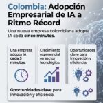 IA en Colombia: Adopción acelerada impulsa innovación y nuevas oportunidades de crecimiento económico.